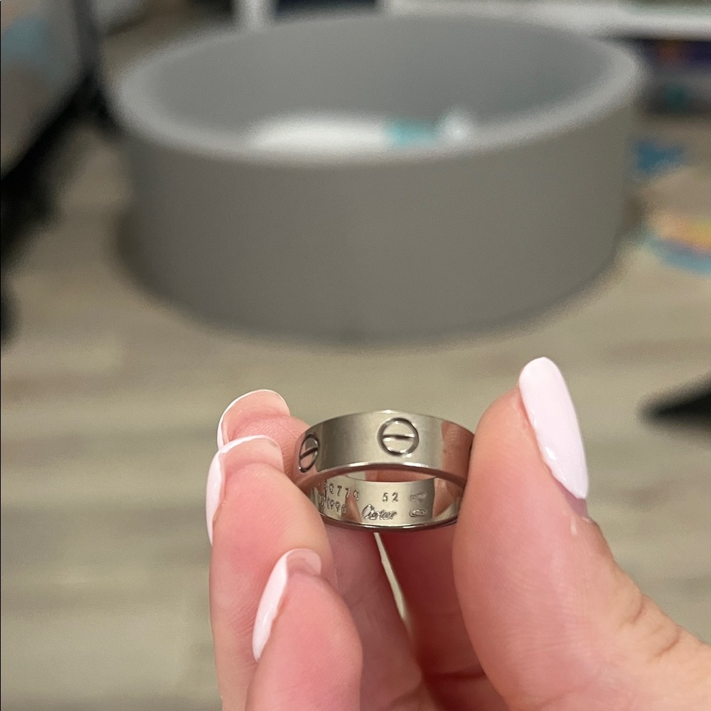 Cartier Silver Love Ring